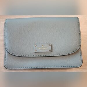 Preowned Kate Spade‎ clutch baby blue #no strap#